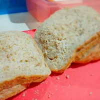 全麦加重版
#loaf #wholemeal #doubleportion #wheat #oilfree #fatfree #Egg-free|Selina Chaiさん