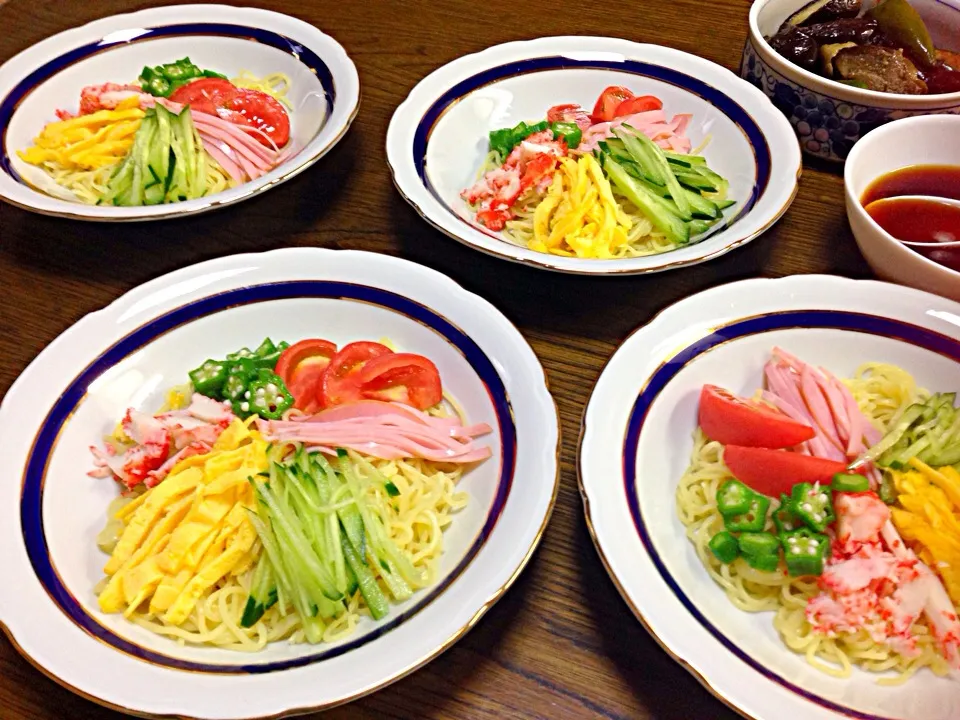 Today's Dinner 冷やし中華☆♪|viviさん