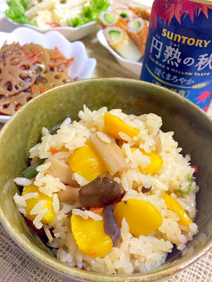 栗の炊き込みご飯😊💕|ゆかりさん