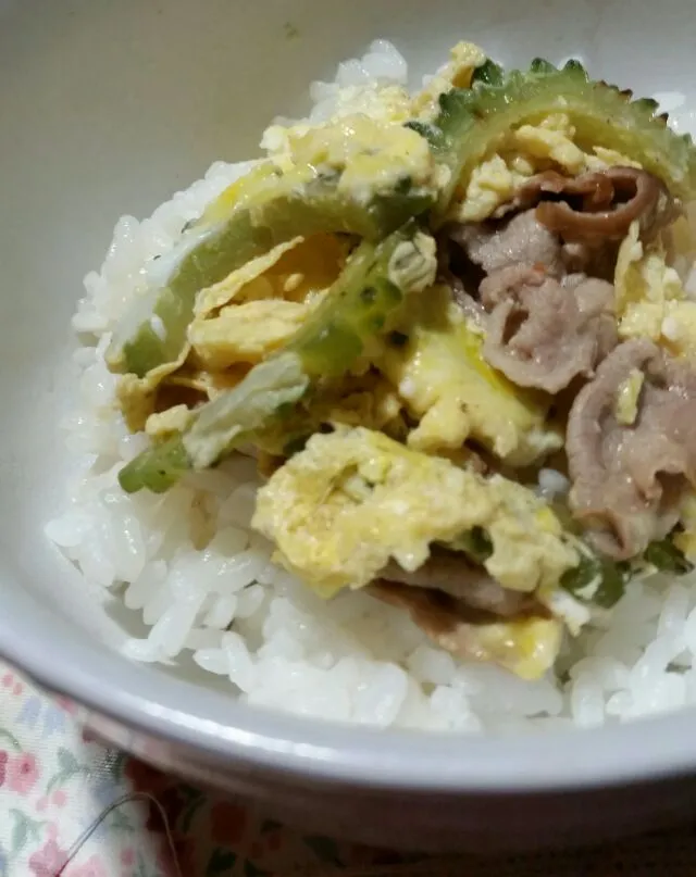 ゴーヤ丼|こやっこさん