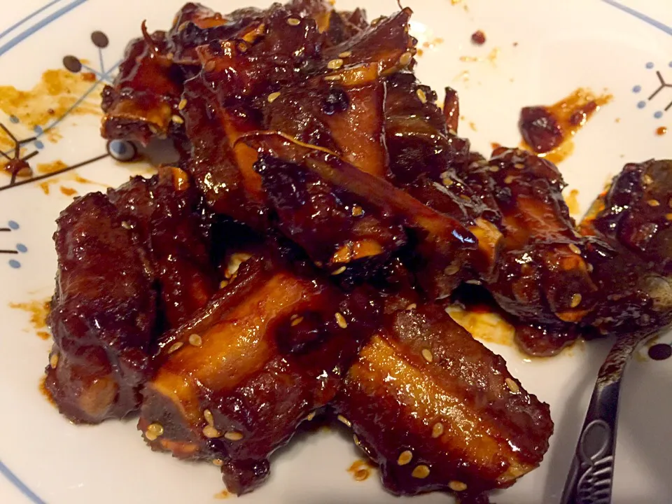 Snapdishの料理写真:Chinese Style Braised Honey Ribs|Colleen Teoさん