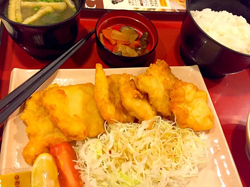 鳥天定食|クロレッツさん