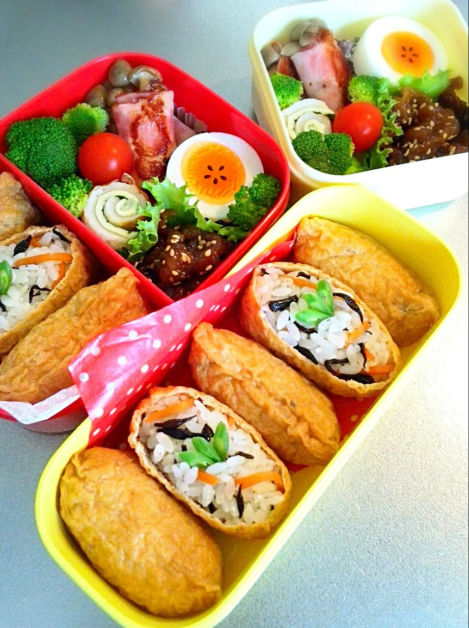 Snapdishの料理写真:お稲荷さん弁当|こもず♪さん