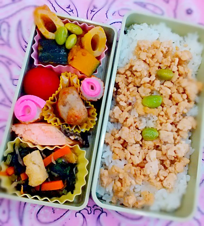 9月3日の娘弁当‼そぼろ弁当＊|ノリティアさん