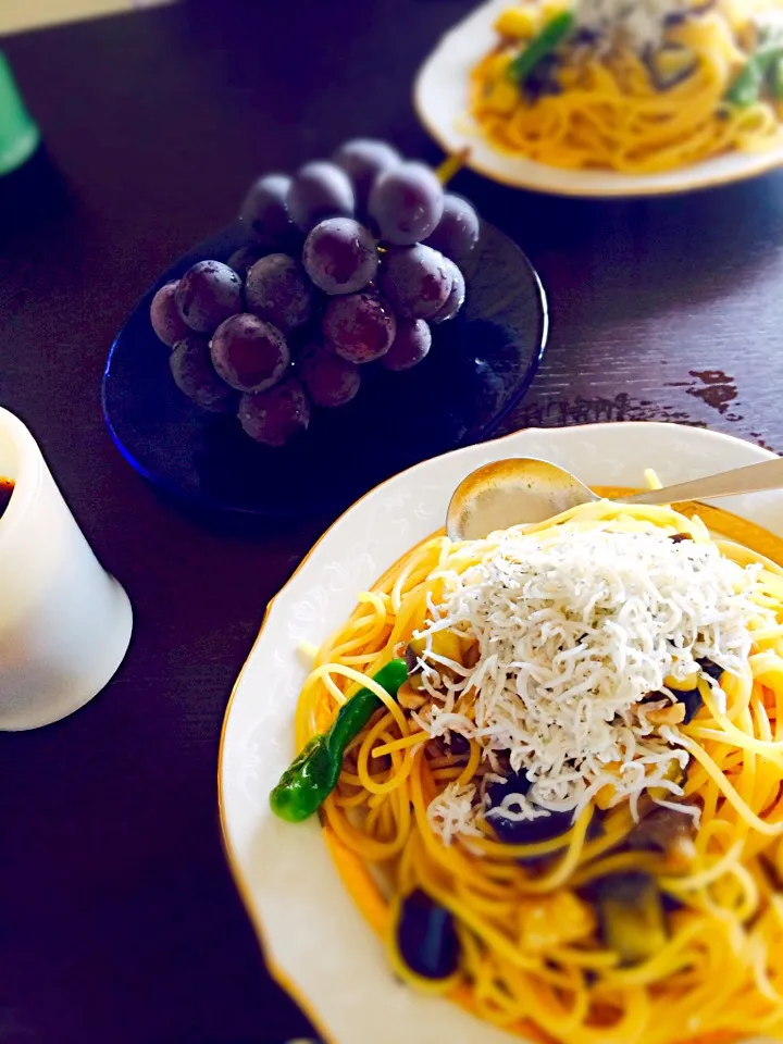 Snapdishの料理写真:今日のよくできたな。パスタ|akiraさん