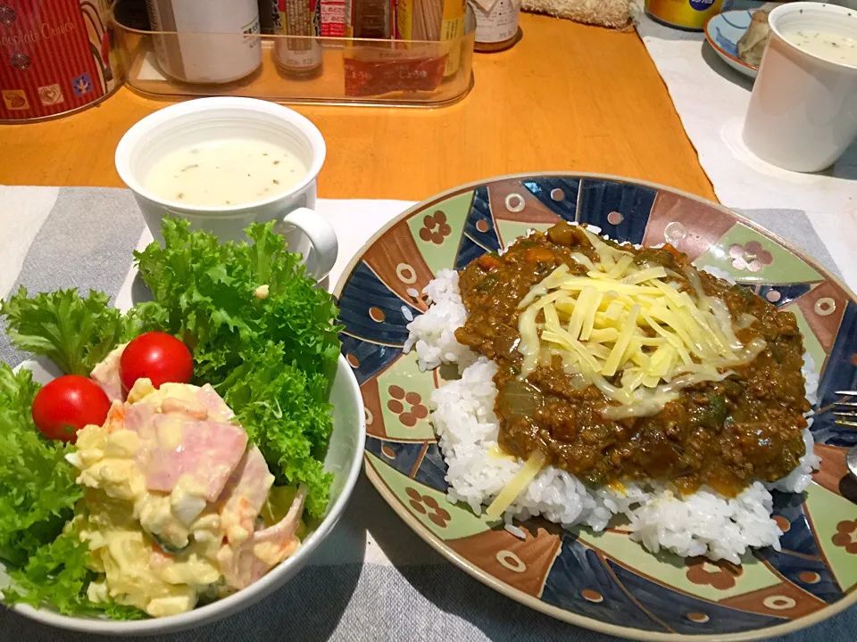 野菜たっぷりのキーマ風カレー|ゆんたくさん