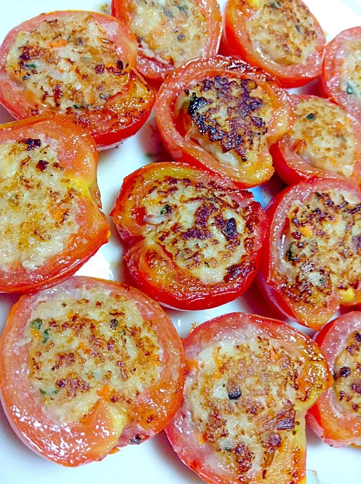 トマトの肉詰め|あかりさん