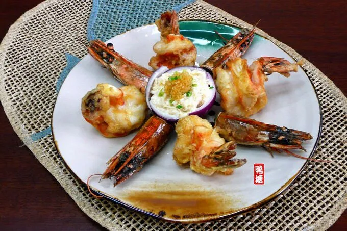 fry prawn with kingcrab 3|steven z.y.さん