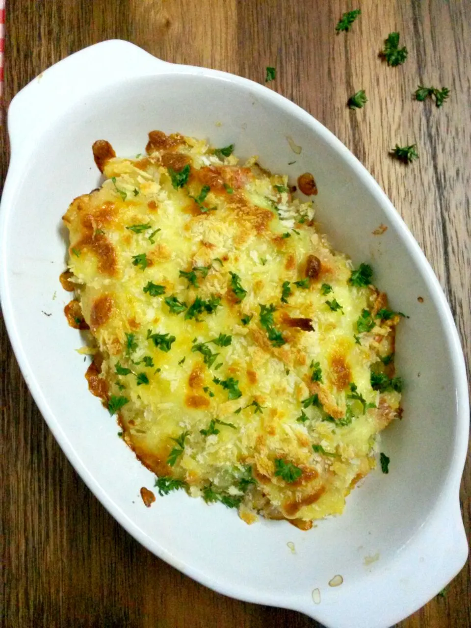 Baked Mashed Potatoes with Cheese|Jeab Lertさん