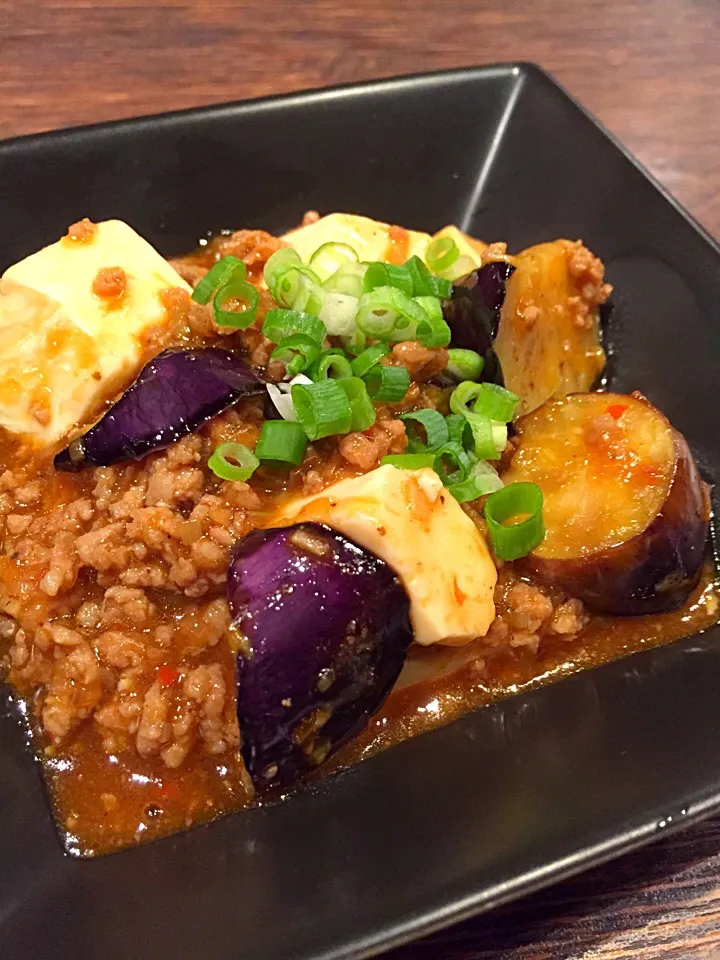 Snapdishの料理写真:9/4 麻婆茄子豆腐|あかねさん