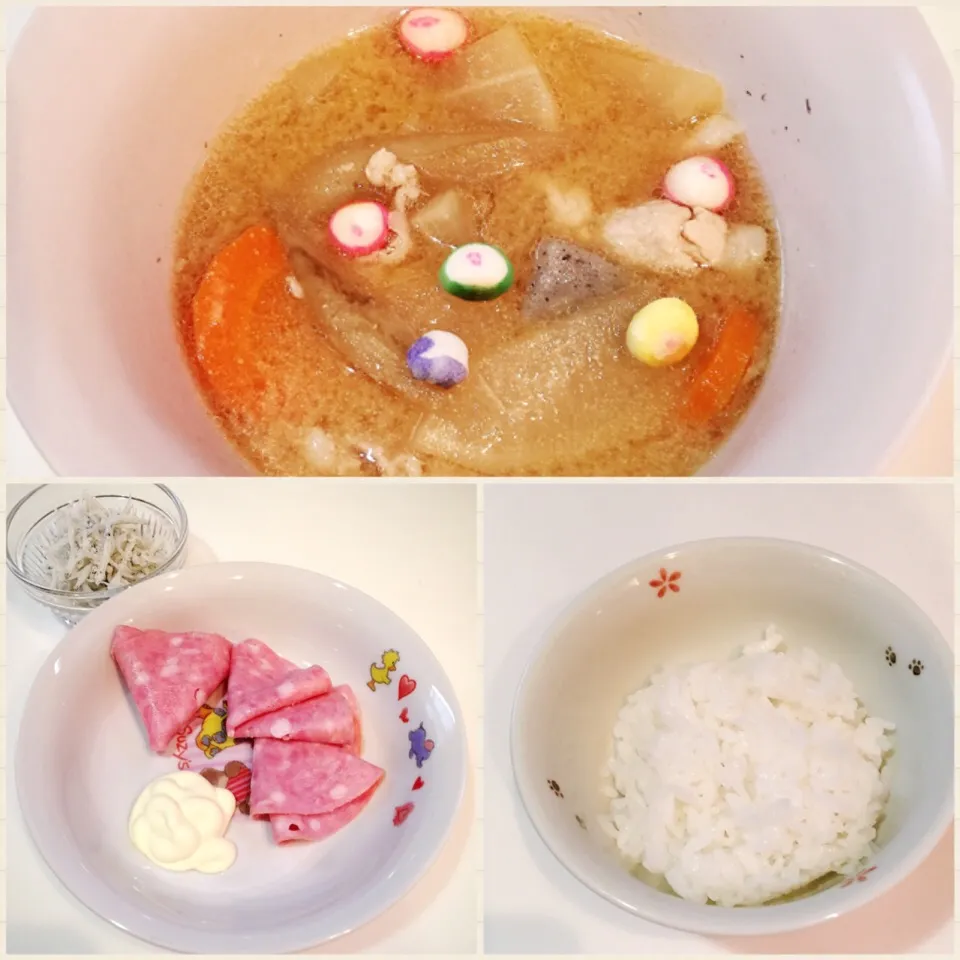 Snapdishの料理写真:娘の晩ごはん❤︎|Makinsさん