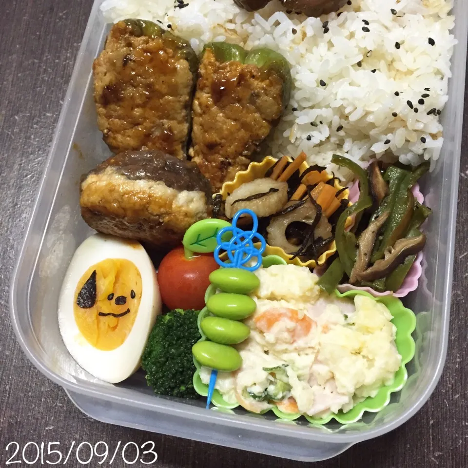 Snapdishの料理写真:09/03お弁当⚘ᗾᐝ|ふくろう女子さん