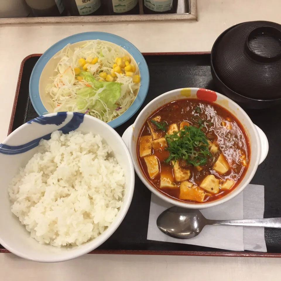 麻婆豆腐定食|アクちゃんさん