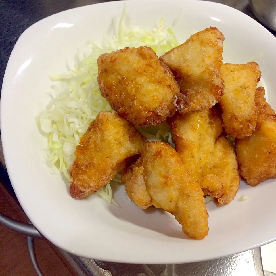 鶏むね肉の唐揚げ|りょこさん