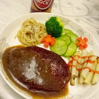 Snapdishの料理写真:牛排。|Carolin_Leeさん