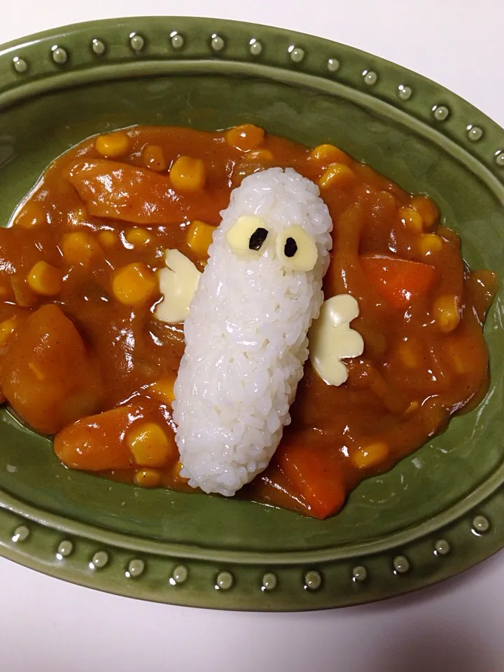 Snapdishの料理写真:手作り♡デコカレーその5。|mari♡（もも(*´∀｀*)♪）さん