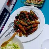 Snapdishの料理写真:アボカドと豆腐の和え物
オクラの肉巻き
3種類のキノコと生ハムのレンジ蒸し|しの。さん