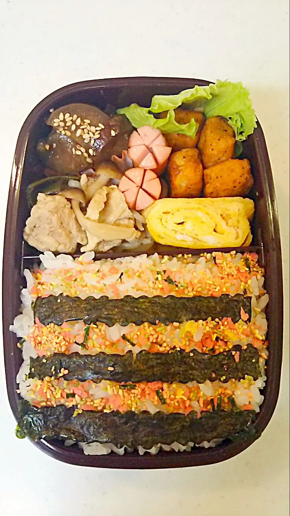 今日の長男弁当🍱コンクール🎵頑張ってねぇ😚❤|Sayakaさん