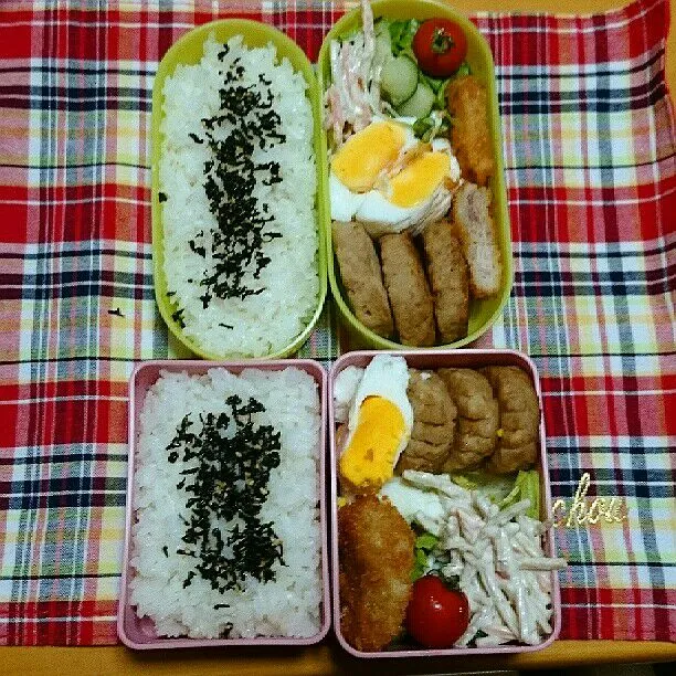 9/5(土)の娘二人弁当🍱|ふみぃさん