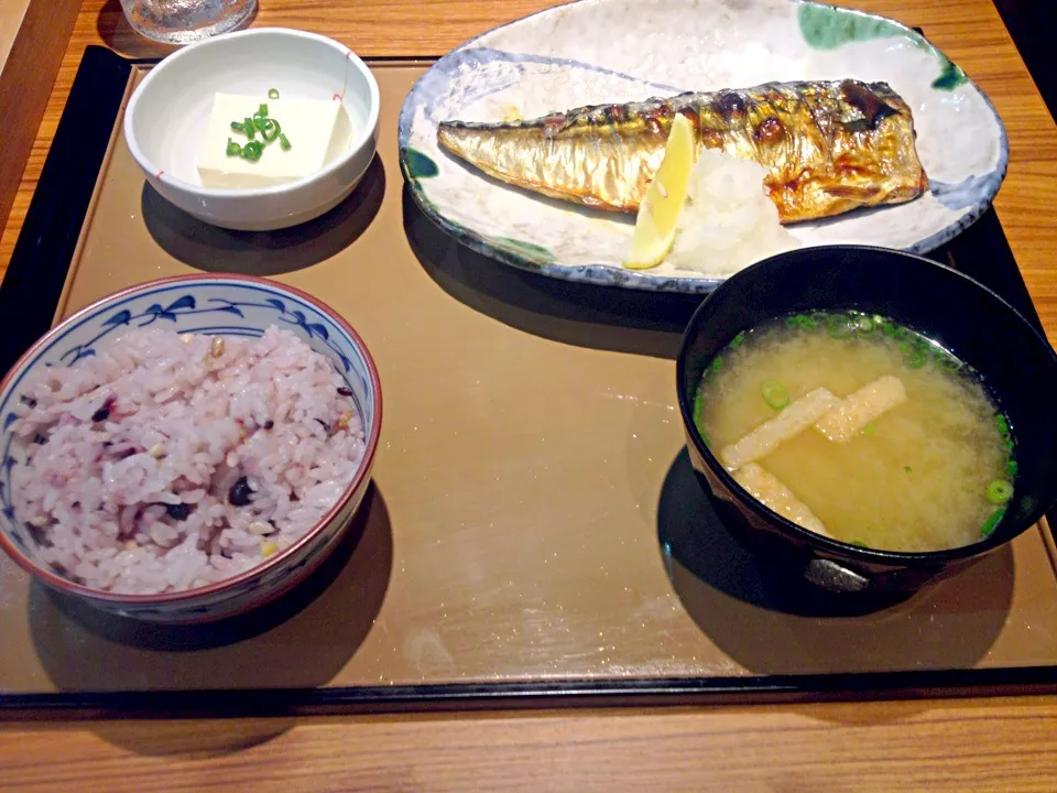 塩さば定食でランチ|chouchouさん