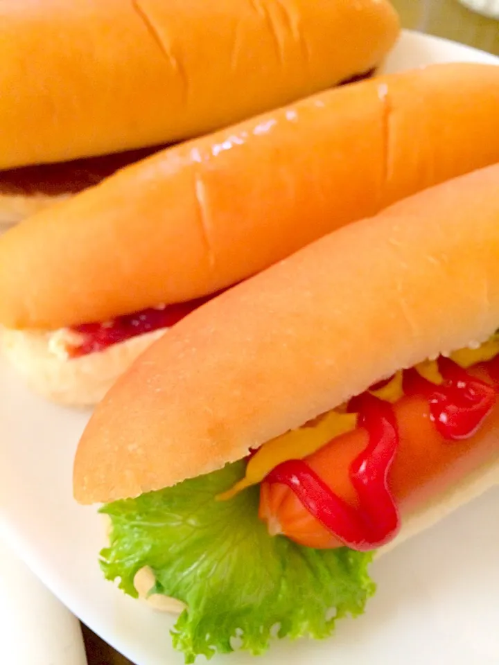 ドッグパンでイロイロなブランチ🍞🍞|かずみさん