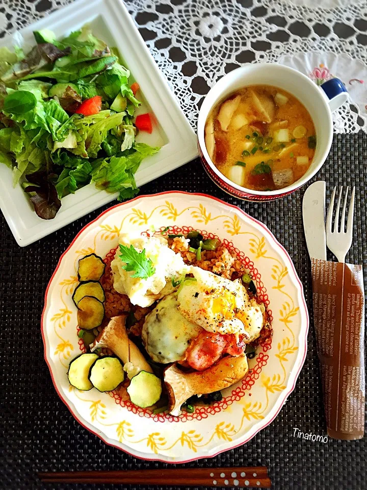 Snapdishの料理写真:朝ごはん！|Tina Tomoko😋さん