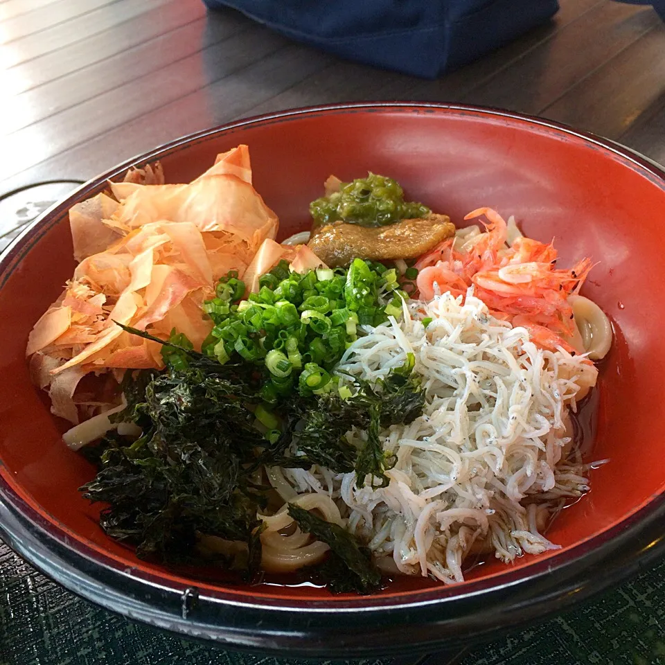 Snapdishの料理写真:富士山麓沼津ぶっかけうどん|ぐーぐーCobeさん