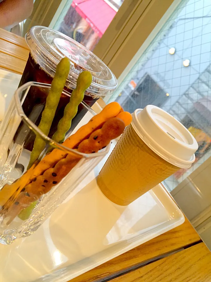 Snapdishの料理写真:カフェでCoffeeブレイク❤️|MIEKO 沼澤三永子さん