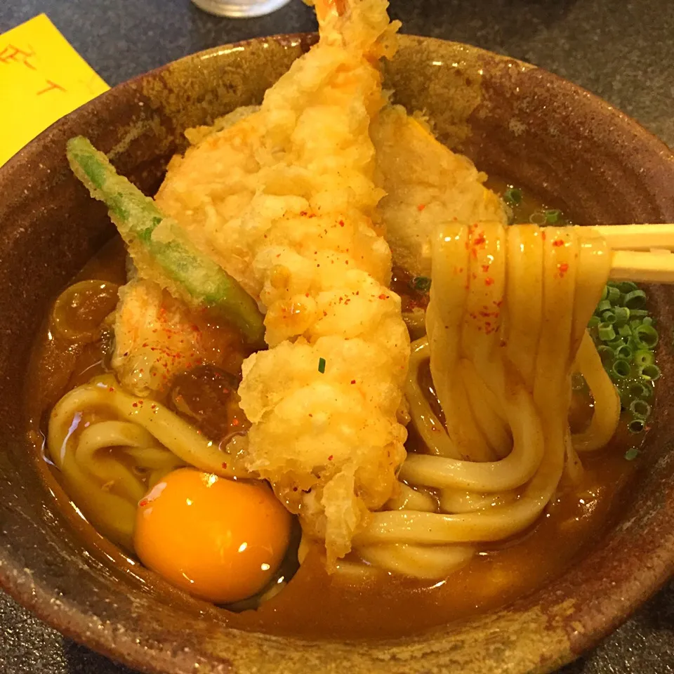 カレー天 生卵トッピング|maixx ใหม่さん