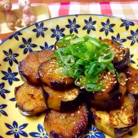 なおさんの料理 ♥️やみつき茄子の南蛮風(o'ー'o)