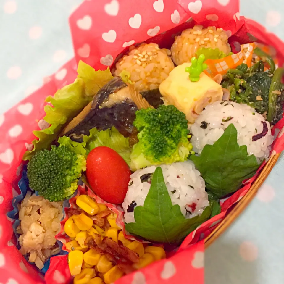 Snapdishの料理写真:おにぎり弁当☆|ritzさん