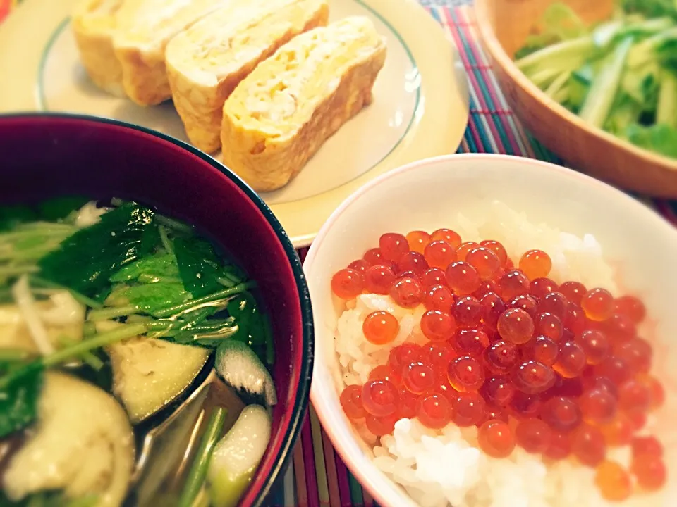 20150906🍚朝から手作りのいくらの醤油漬け|akiyo22さん