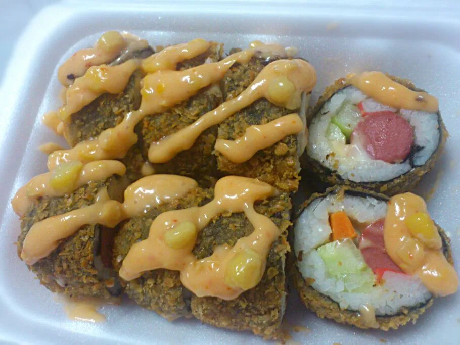 Snapdishの料理写真:Fried Sushi Roll^^|xanderaさん