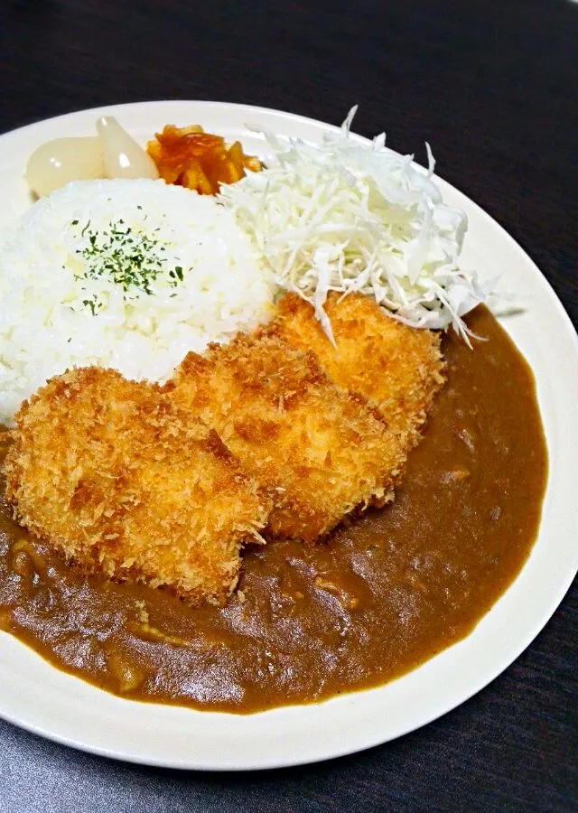 Snapdishの料理写真:チキンカツカレー|こもず♪さん