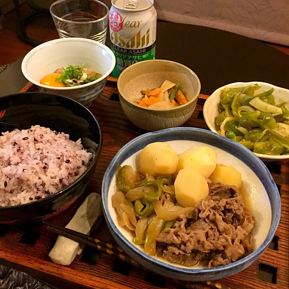 肉じゃが定食(☝ ՞ਊ ՞)☝|Hironobuさん