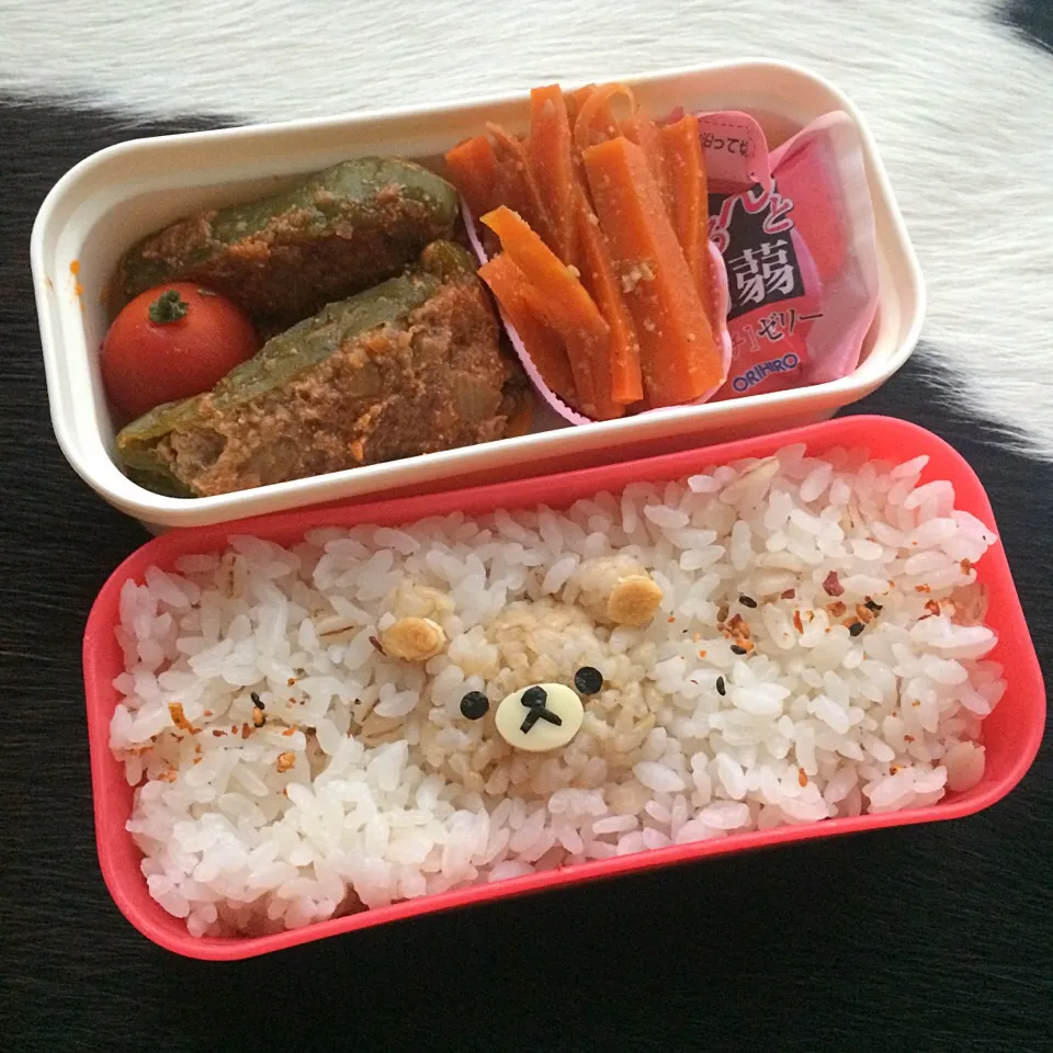 玄米リラックマのお弁当|manacocoさん