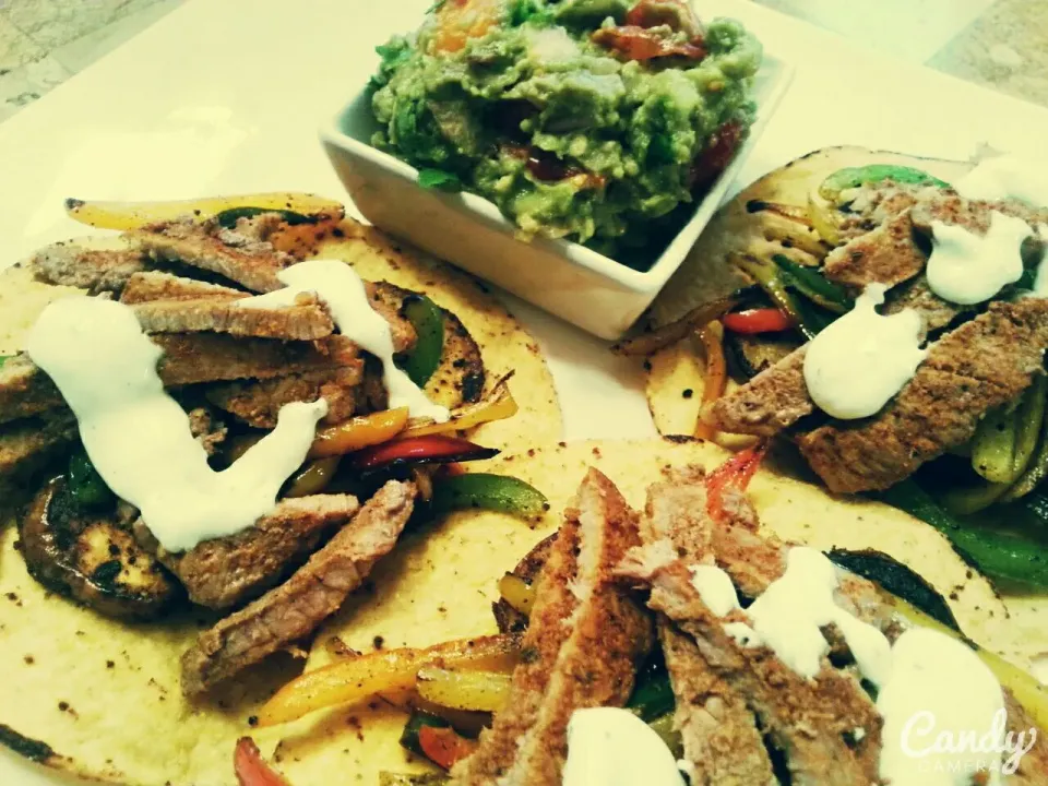 #BlueApron Summer Eggplant & Pepper Tostadas with Lime Crema & Avocado-Tomato Salsa Fresca|Courtney Alizabet Riess Handelさん