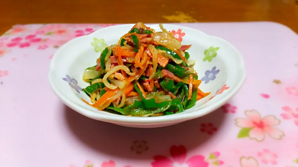 野菜とｽﾓｰｸタンの柚子醤油和え|朧さん