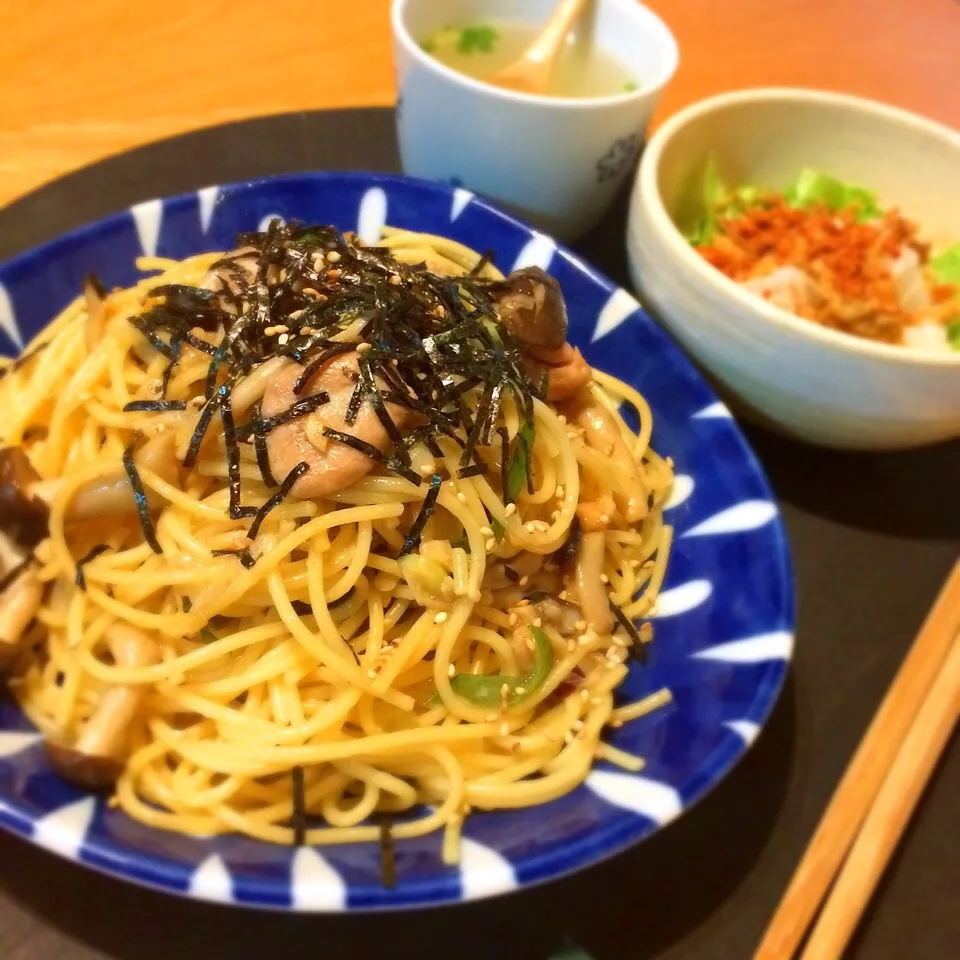 五右衛門風パスタセット|もなかさん