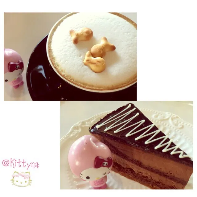 ☕️ Caramel Macchiato &Praline Cake🍫|🎀Kittyna🌸さん