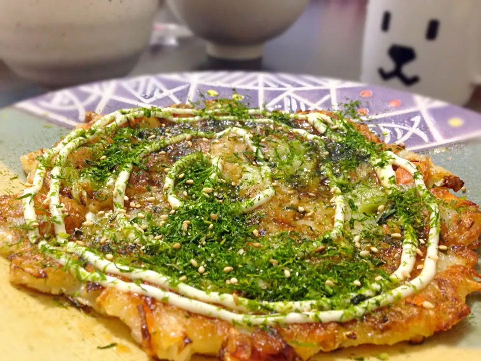 Vegan Okonomiyaki|Nyam | 照ちゃんさん