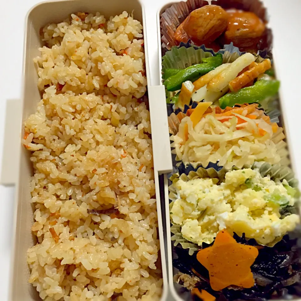 2015/9/8(火)炊込みご飯弁当⭐️|のりさん８３さん