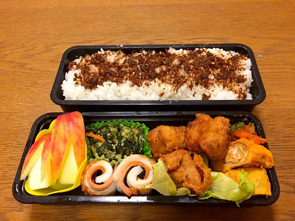 9/8今日の高1男子弁当^_^|chunさん