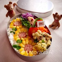 Snapdishの料理写真:ある日のお弁当！くみちゃんの真似っこ弁当😁