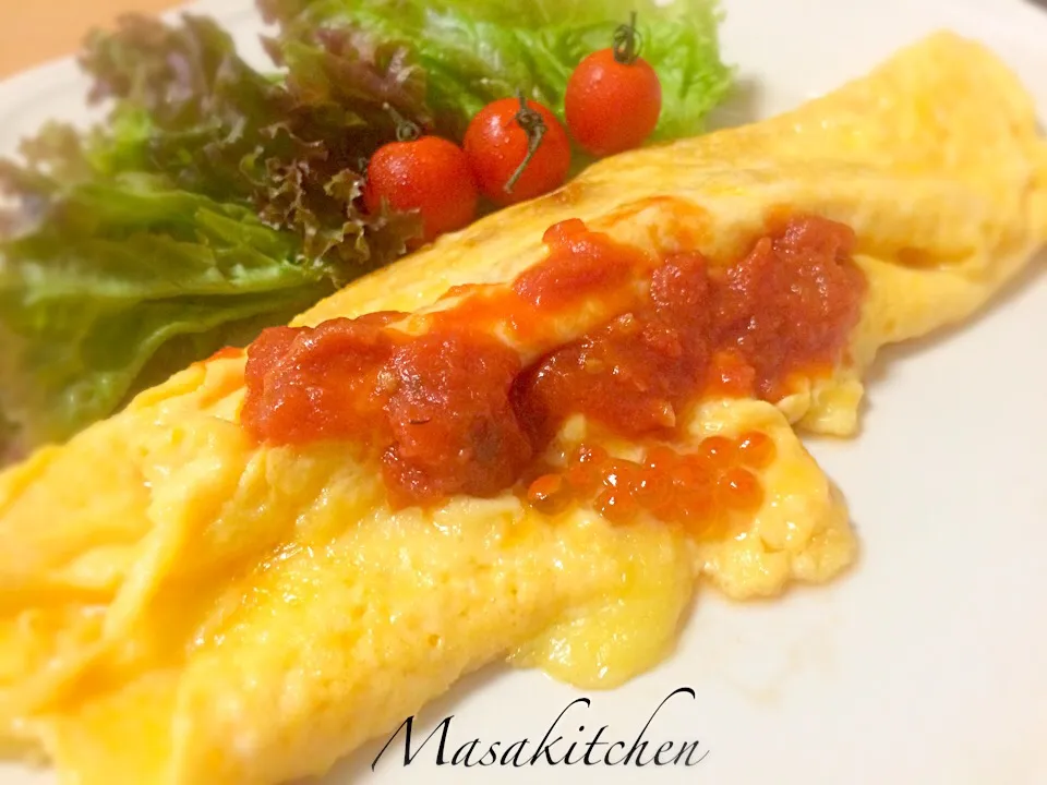 Snapdishの料理写真:Cheese in omelette|Masakiさん