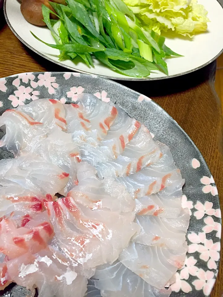 釣った鯛で鯛しゃぶ|iworksさん