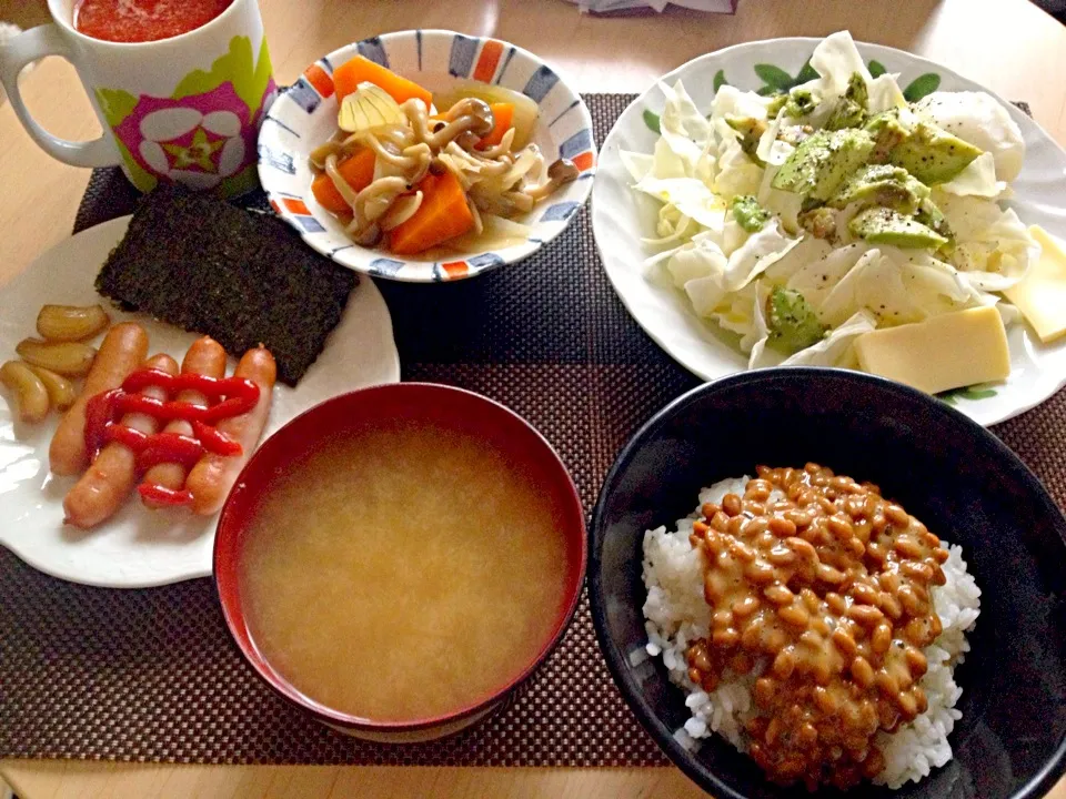 Snapdishの料理写真:9月8日朝食兼昼食|ばぁさんさん