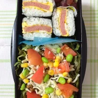 Snapdishの料理写真:タコライス弁当|tefuraさん