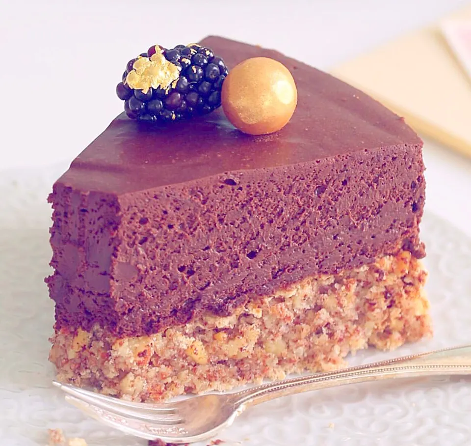 Chocolate cheesecake @passion4baking|bukky danielsさん