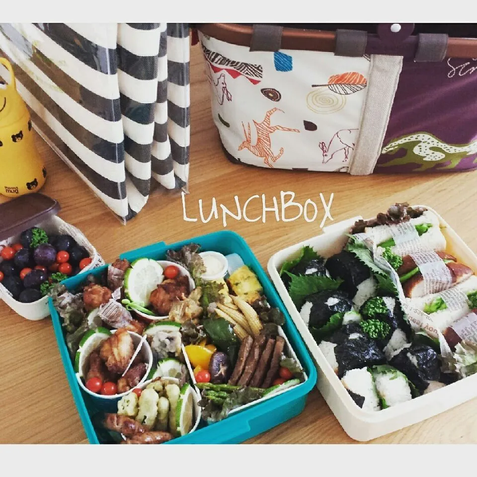 🌼親子遠足弁当☺🍴🌼|emi*さん